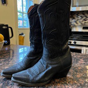 Dan Post 3475 Black Western Cowboy Boot Sz 6
